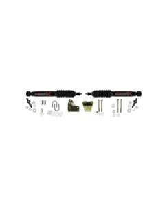 Skyjacker Steering Stabilizer Dual Kit Black  Dual Kit Use w/ 6 Inch Lift- SKYJ-8297