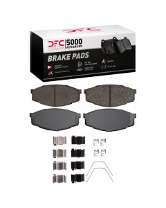 DFC 81-95 Toyota Cressida Front 5000 Advanced Ceramic Brake Pads and Hardware Kit - 1551-0207-01