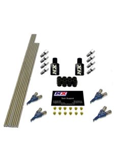 Nitrous Express 4 Cyl Piranha Conversion for Single Nozzle EFI System to Direct Port - NX400
