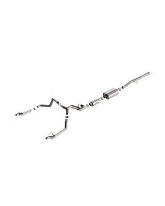 Borla 2024 Chevy Silverado 1500 6.2L V8 S-Type Catback Exhaust w/ Simulator (Use Fact. Fascia Tips) - 140993