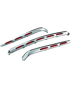 L.E.D. Trunk Molding for GL1800 01-10 - Chrome Red Lens