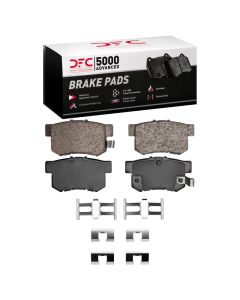 DFC 87-22 Acura RSX Rear 5000 Advanced Ceramic Brake Pads and Hardware Kit - 1551-0537-01
