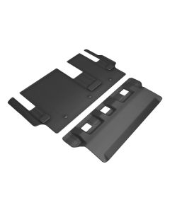 3D MAXpider 21-24 Toyota Sienna 8-Seat Kagu 3rd Row Floormats - Black - L1TY27231509