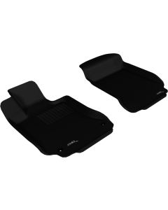 3D MAXpider 2008-2014 Mercedes-Benz C-Class W204 Kagu 1st Row Floormat - Black - L1MB00911509