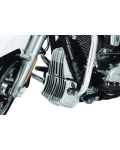 Chrome Oil Cooler Cover for Milwaukee-8 - Kuryakyn 6417