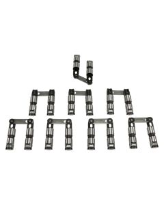 COMP Cams LS Hydraulic Roller Lifters .842" Diameter Center Bushed for GM LS Engines 1997-2019, Steel Construction, Black Finish - 96956B-16