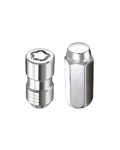 McGard 5 Lug Hex Install Kit w/Locks (Cone Seat Nut) M14X1.5 / 13/16 Hex / 1.945in. Length - Chrome - 84520