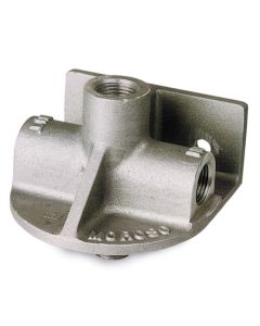 Moroso Chevrolet Big Block/Small Block Oil Filter Adapter - Remote Mount - Inlet Right/Outlet Left - 23750