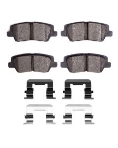 DFC 13-19 Cadillac ATS Rear 5000 Advanced Low Metallic Brake Pads and Hardware Kit - 1552-1659-01