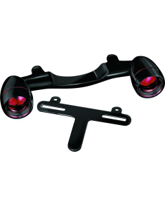 Gloss Black Kuryakyn Bullet Rear Turn Signal Bar