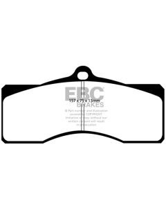 EBC 68-69 Chevrolet Camaro (1st Gen) 4.9 Greenstuff Front Brake Pads - DP21155