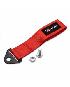 BLOX Racing Universal Tow Strap With BLOX Logo - Red - BXAP-00034-RD
