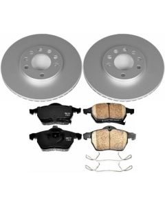 Power Stop 99-03 Saab 9-3 Front Z23 Evolution Sport Coated Brake Kit - CRK834