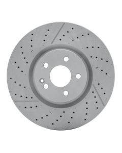 DFC 14-19 Mercedes-Benz GLA45 AMG Front Drilled and Slotted Brake Rotor - 630-63151