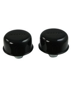 Moroso Valve Cover Breather - 1.22in Diameter - One Piece Push-In Type - Black Powder Coat - 68719