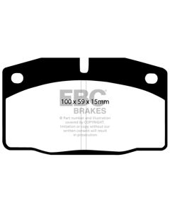 EBC 89-95 Lotus Elan (M100) 1.6 Turbo Greenstuff Front Brake Pads - DP2325