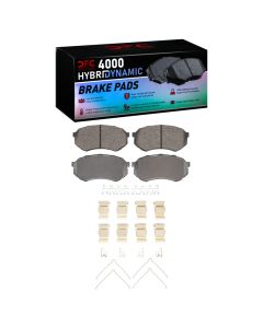 DFC 89-04 Mitsubishi Fuso FE Front 4000 HybriDynamic Brake Pads and Hardware Kit - 4000-0433-01