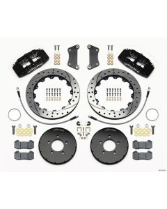 Wilwood Dynapro 6 Front Hat Kit 12.88in Drilled 2005-Up Mazda 3 w/ Lines - 140-13581-D
