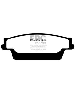 EBC 06-07 Cadillac CTS 2.8 (Sports Suspension) Yellowstuff Rear Brake Pads - DP41693R