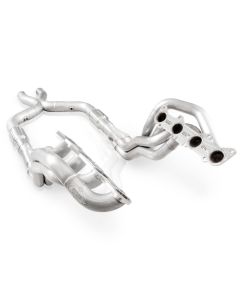 Stainless Works 2011-14 Mustang GT Headers 1-7/8in Primaries High-Flow Cats 3in X-Pipe - M11HDRCATX