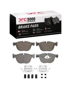 DFC 07-18 BMW X6 Front 5000 Advanced Low Metallic Brake Pads and Hardware Kit - 1552-1294-01