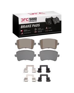 DFC 13-17 Audi Q5 (Mexico) Rear 5000 Advanced Ceramic Brake Pads and Hardware Kit - 1552-1386-02