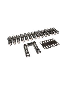 COMP Cams Hydraulic Roller Lifters for Ford Small Block V8 289-302 1962-1986, Steel Body, Black Finish, Standard Size - 839-16