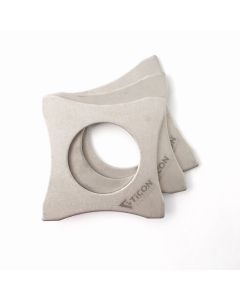 Titanium O2 Sensor Bung Brace - Ticon Industries