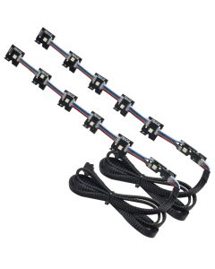 Oracle 14-21 Infiniti Q50 RGB+W Headlight Halo Upgrade Kit - ColorSHIFT w/o Controller - 1404-334