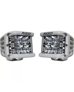 RIGID Industries Spot Surface Mount White Housing Pair D-SS Pro - RIGI-862213