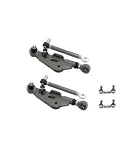 A'PEXi - EXV Front Adjustable Lower Control Arm + Stabilizer End Link (Pillow Ball) - Nissan 180SX, 240SX, Silvia S13 - 270KNF20-PB
