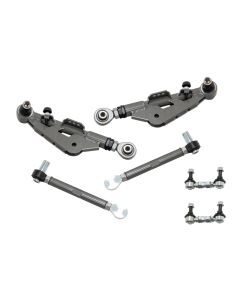 A'PEXi - EXV Front Adjustable Lower Control Arm + Stabilizer End Link (Pillow Ball) - Nissan 240SX (S14) / Silvia (S15) - 270KNF21-PB