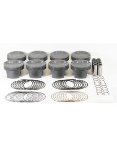 Mahle MS Piston Set 408ci 4.030in Bore 4in Stroke 6.250in Rod .927 Pin -6.5cc 9.5 CR - Set of 8 - 930249530