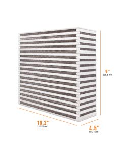 Mishimoto Universal Air-to-Air Intercooler Core - 10.2in / 9in / 4.5in - MMUIC-22