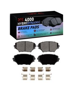 DFC 01-05 Toyota RAV4 Front 4000 HybriDynamic Brake Pads and Hardware Kit - 4000-0862-01