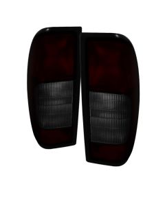 xTune Nissan Frontier 00-04 OEM Style Tail Lights Red Smoked ALT-JH-NF00-OE-RSM - 9033223