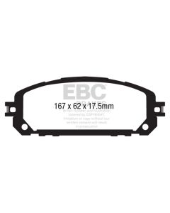 EBC 13+ Jeep Cherokee 3.2 Yellowstuff Front Brake Pads - DP43030R