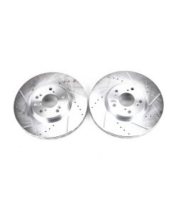 Power Stop 04-08 Acura TL Front Evolution Drilled & Slotted Rotors - Pair - JBR1143XPR