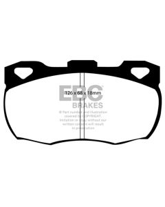EBC 92-97 Land Rover Defender Greenstuff Front Brake Pads - DP6708