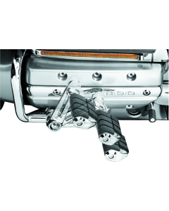 Chrome Kuryakyn Ergo II ISO Pegs with Long Arms