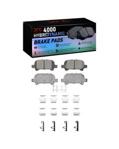 DFC 00-04 Toyota Avalon Rear 4000 HybriDynamic Brake Pads and Hardware Kit - 4000-0828-02