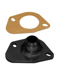 Moroso Ford Small Block Bolt-On Water Outlet Filler Neck -16An Fitting - Aluminum - 63455