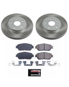 Power Stop 04-08 Toyota Solara Front Semi-Coated Rotor Kit - SC5438