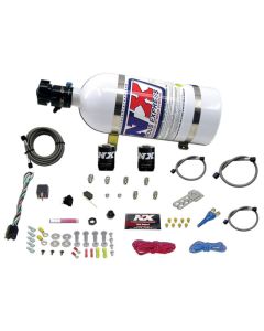 Nitrous Express GM EFI Race Single Nozzle Nitrous Kit (100-250HP) w/10lb Bottle - 20118-10