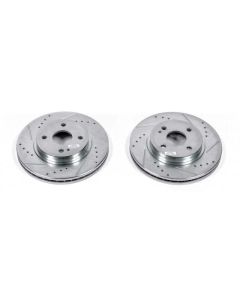 Power Stop 11-14 Mazda 2 Front Evolution Drilled & Slotted Rotors - Pair - JBR1561XPR