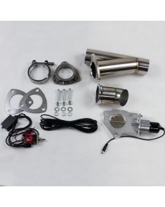 Granatelli 2.5in Stainless Steel Electronic Exhaust Cutout - 307525