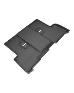 3D MAXider 23-24 Toyota Sequoia Kagu Black Floor Mat - Row 3 - L1TY30331509