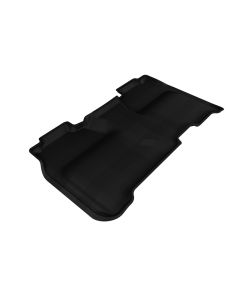 3D MAXpider 2014-2019 Chevrolet Silverado Crew Cab Kagu 2nd Row Floormats - Black - L1CH04021509