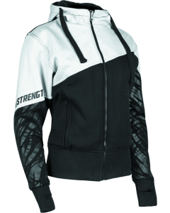 Speed and Strength Cat Outa Hell Hoody White/Black Womens - XS - 884456