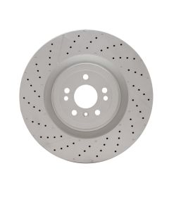 DFC 12-19 Mercedes-Benz GLE63 AMG Front Drilled GeoSPEC Coated Rotor and Slotted - 634-63142